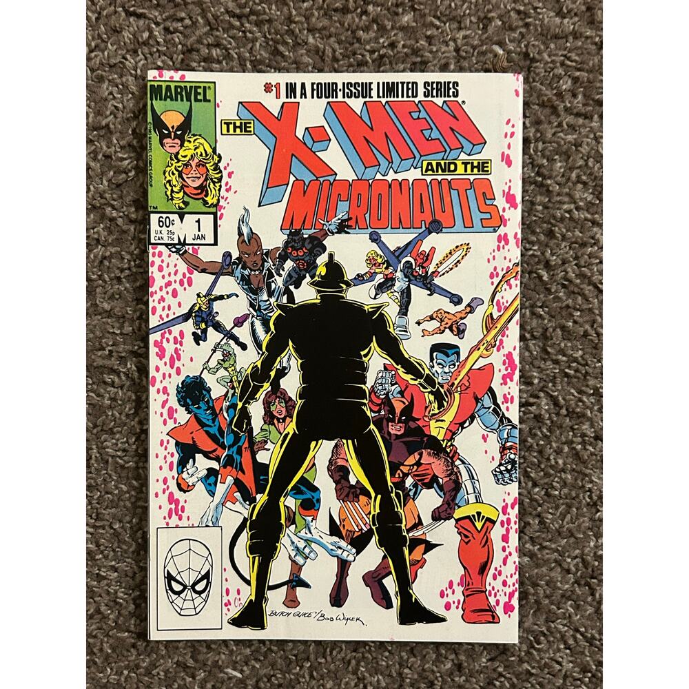 X-Men and the Micronauts #1 - 4 (1984 Marvel) Complete Set of 4